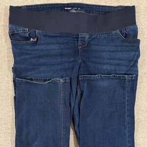 Old Navy Women's Dark Blue Maternity Jeans